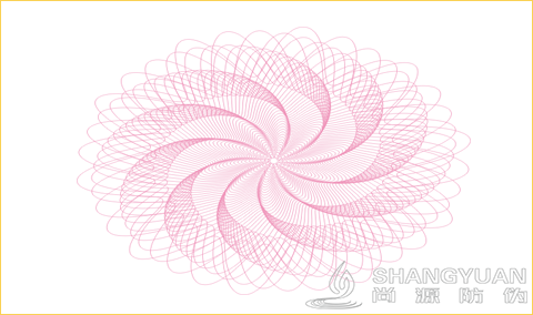 尚源防伪:团花防伪标签美观大方